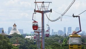 TMII Frees Visitors Named Agus Riding The Train During The Republic Of Indonesia's Independence Day August 17