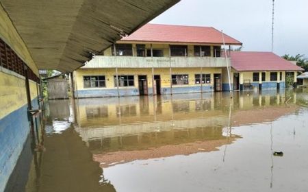 Imbas Banjir, Disdik Tanah Bumbu Beri Kelonggaran Siswa Sekolah Belajar via Daring 