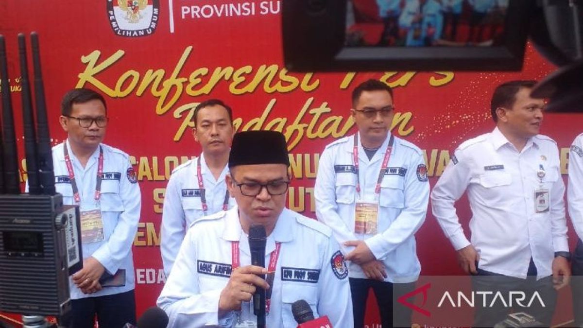    KPU Terima Berkas Pendaftaran Edy Rahmayadi-Hasan Basri di Pilgub Sumut