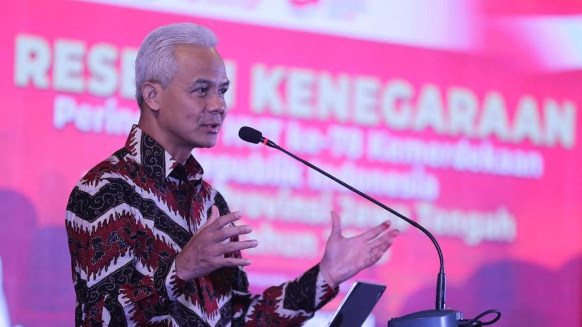 Refleksi 78 Tahun Indonesia, Ganjar: Satu Garis Lurus Dukung Program Nasional
