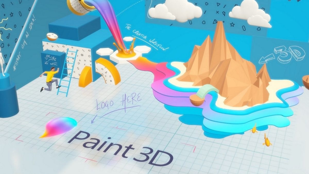 JAKARTA - سيقوم متجر Microsoft بإزالة تطبيق Paint 3D في نوفمبر