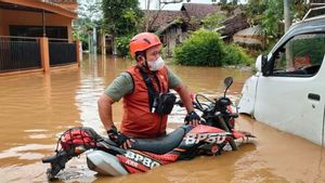 Sungai Menjangan Meluap, Rumah hingga Sawah Milik Warga DIgenangi Banjir