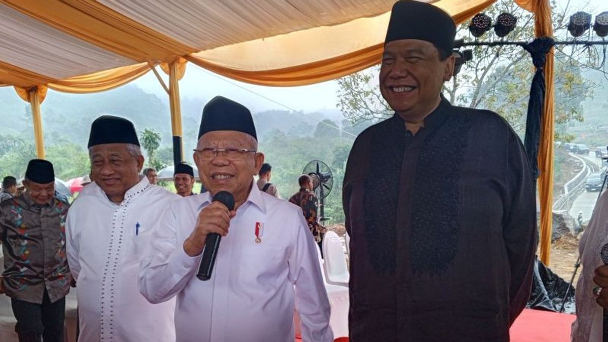 Vice President Ma'ruf Hopes That The Prabowo-Gibran Government Continues Development Arrears