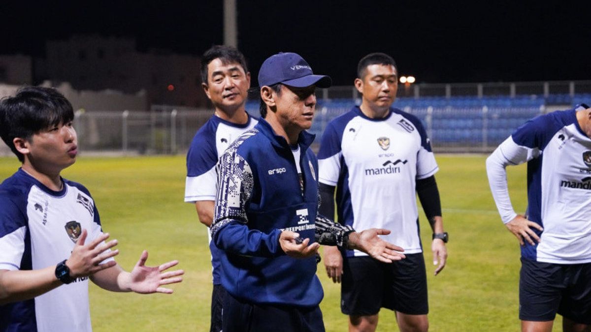 Shin Tae-yong Matangkan Taktik Timnas Indonesia Tiga Hari Jelang Lawan Bahrain