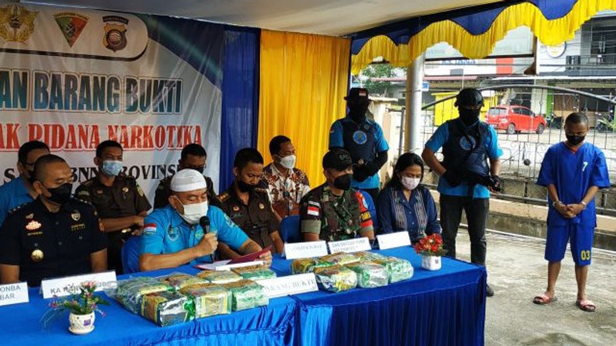 13 Kg Of Crystal Methamphetamine Destroyed By West Kalimantan BNN, Brought By Perpetrators From Malaysia With Wages Of IDR 5 Million/kg