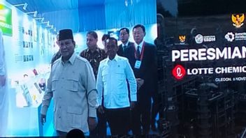 coréen stupéfiant, Prabowo souligne que le gouvernement est propre lors de l’inauguration de l’usine Lotte de 65 000 milliards de roupies