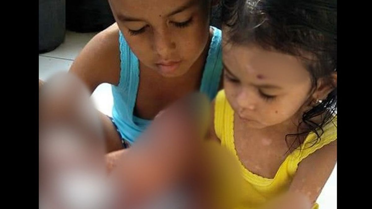 Vidéo De 2 Enfants Medan Pleins De Blessures Priant Viral, Une Femme Demande Au Gouverneur Edy De L’aider