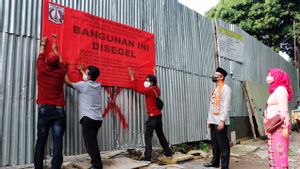 Langgar IMB, Rumah Mewah di Jalan Lembang Menteng Disegel