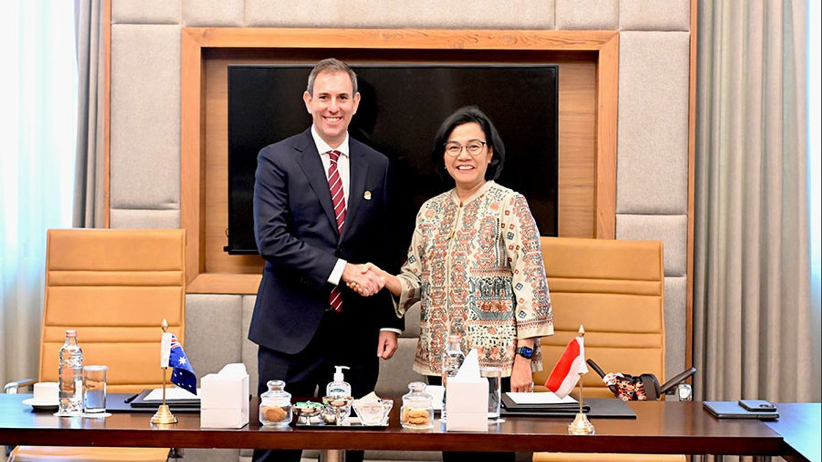 Meeting At The G20 India, Sri Mulyani Invites Australian Minister Of Finance To Talk About Taxes And Climate Change