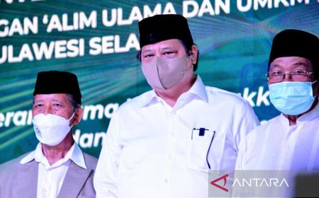 Bersilaturahmi dengan Ulama Makassar, Menko Airlangga Hartarto Minta Didoakan Agar...