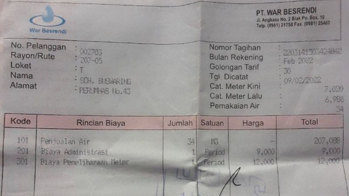 Tunggakan Tagihan PDAM di Biak Numfor Papua Tembus Rp11 Miliar, Penunggak Termasuk Kantor Pemerintahan