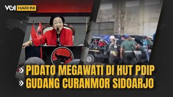 VOI Today Video:Megawati Singgung Hukum dan Kekuatan, Sidoarjo的Curanmor仓库