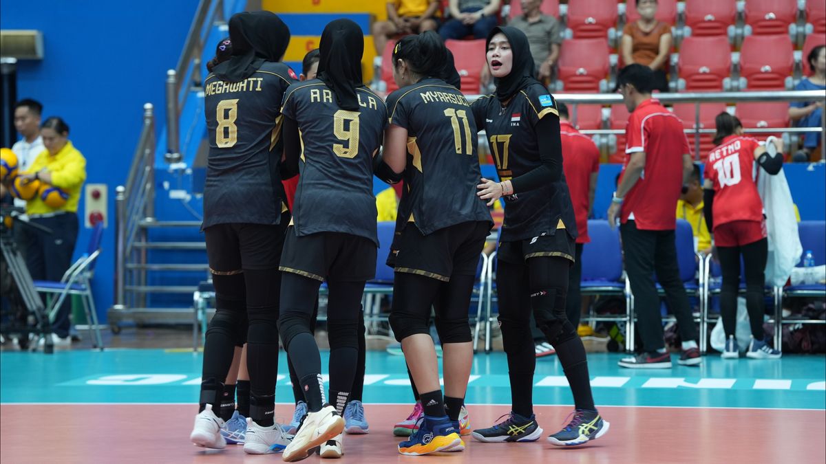 perdant contre le Vietnam, l’équipe nationale Voli indonésienne continue la mauvaise tendance dans la SEA V League 2024