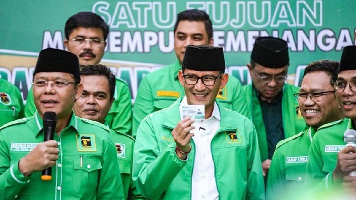 PPP Banks Discourse On The Sandiaga-AHY Duet, Still Consistent Wants To Be A Vice President Candidate For Ganjar