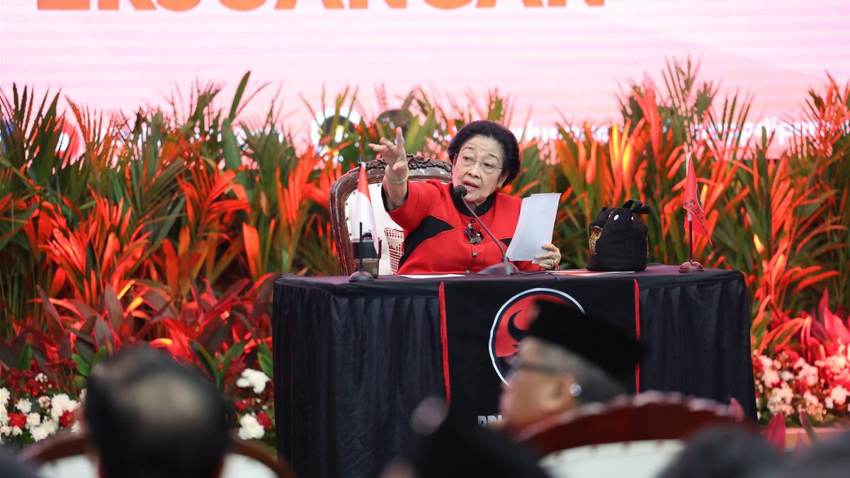 Megawati à Cakada lors des élections de 2024 : Vous devez combattre, vous devez gagner quand vous êtes au PDI Perjuangan!