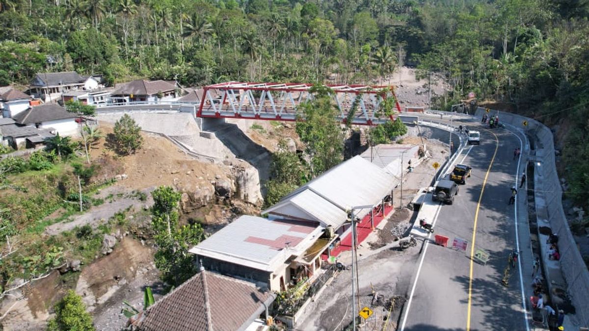 Repair Of The Kali Glidik II Lumajang Bridge Completed, This Is The Hope Of The Ministry Of PUPR