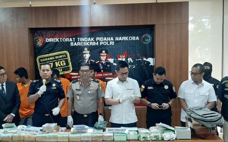 Polri Gagalkan Penyelundupan 37 Kg Sabu dari Kartel Malaysia via Laut