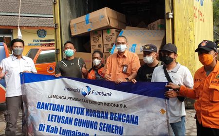 Peduli Korban Erupsi Gunung Semeru, LPEI Salurkan Bantuan Makanan hingga Obat-obatan