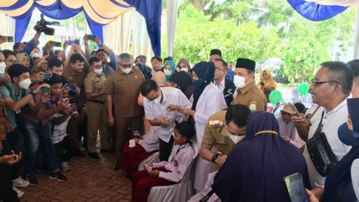 Acting Governor Of Aceh Accompanies The Regent/Mayor Of Serious Success Of PIN Polio