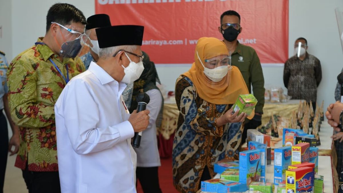 Di Depan Wapres, Khofifah Pamer Sistem Pengembangan Industri Halal Pertama di Indonesia