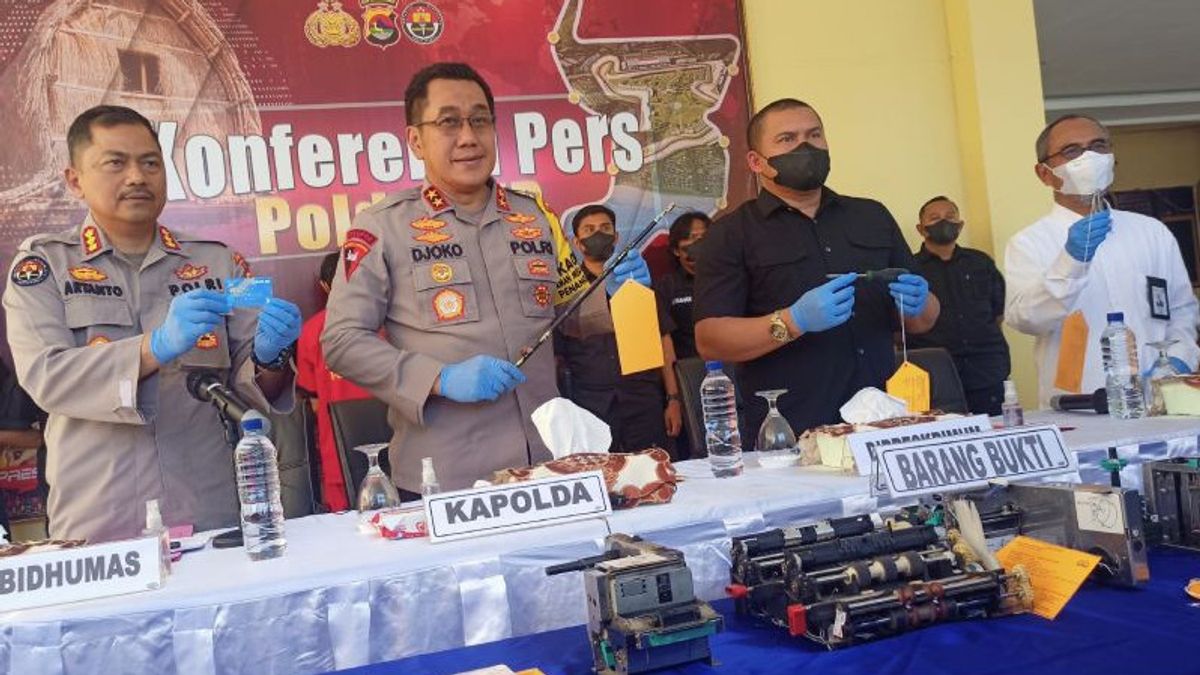 Theft At 21 ATM Machines In Lombok, NTB Police Arrest 2 Perpetrators, 1 Fugitive