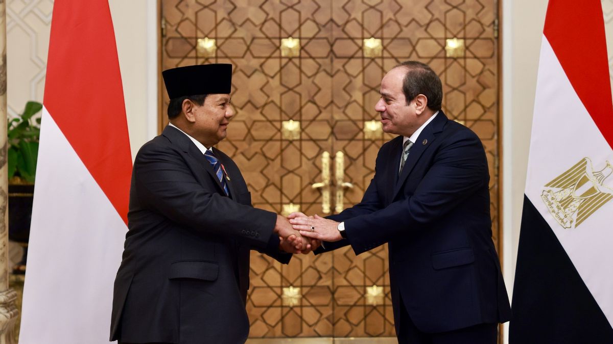 Prabowo And Egyptian President Compactly Voice Ceasefire In Palestine