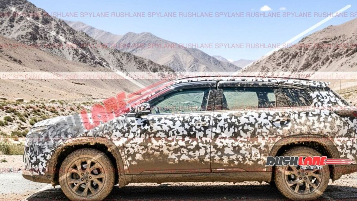 SUV Baru 7 Penumpang Toyota–Maruti Suzuki Terlihat Uji Coba
