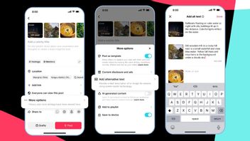 JAKARTA - أطلق TikTok ميزة Alt Text القائمة على الذكاء الاصطناعي ، مساعدة البصر والمرضى الذين يعانون من اضطرابات الرؤية