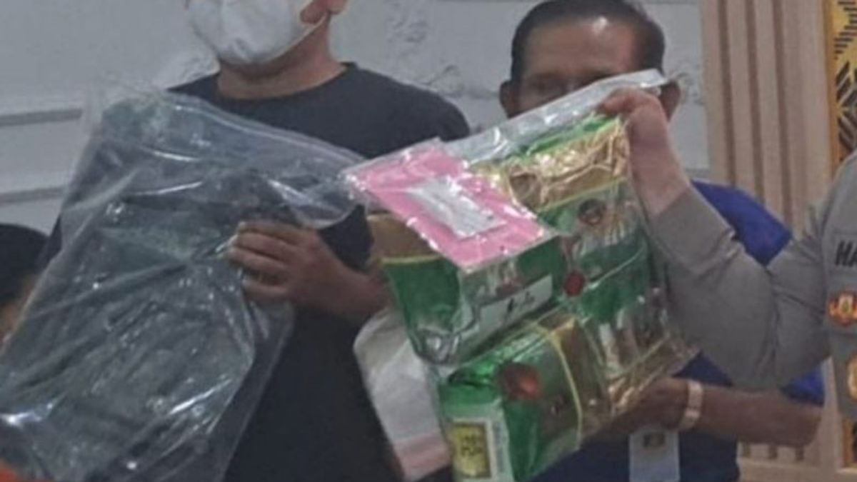 Police Thwart Circulation Of 5 Kg Of Methamphetamine In Palembang, Courier From Central Kalimantan Arrested