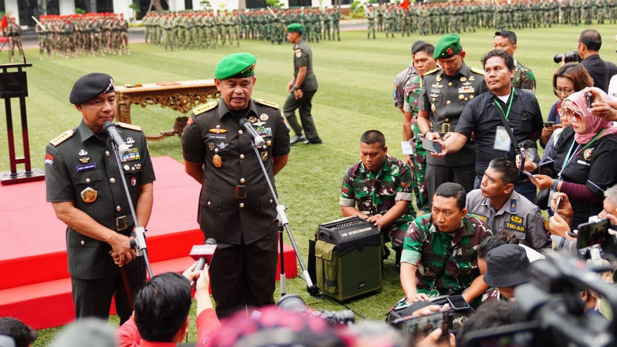 جاكرتا - أخبار جيدة ، اقتراح قائد TNI Agus Subiyanto زيادة أموال Lauk Pauk لجنود TNI