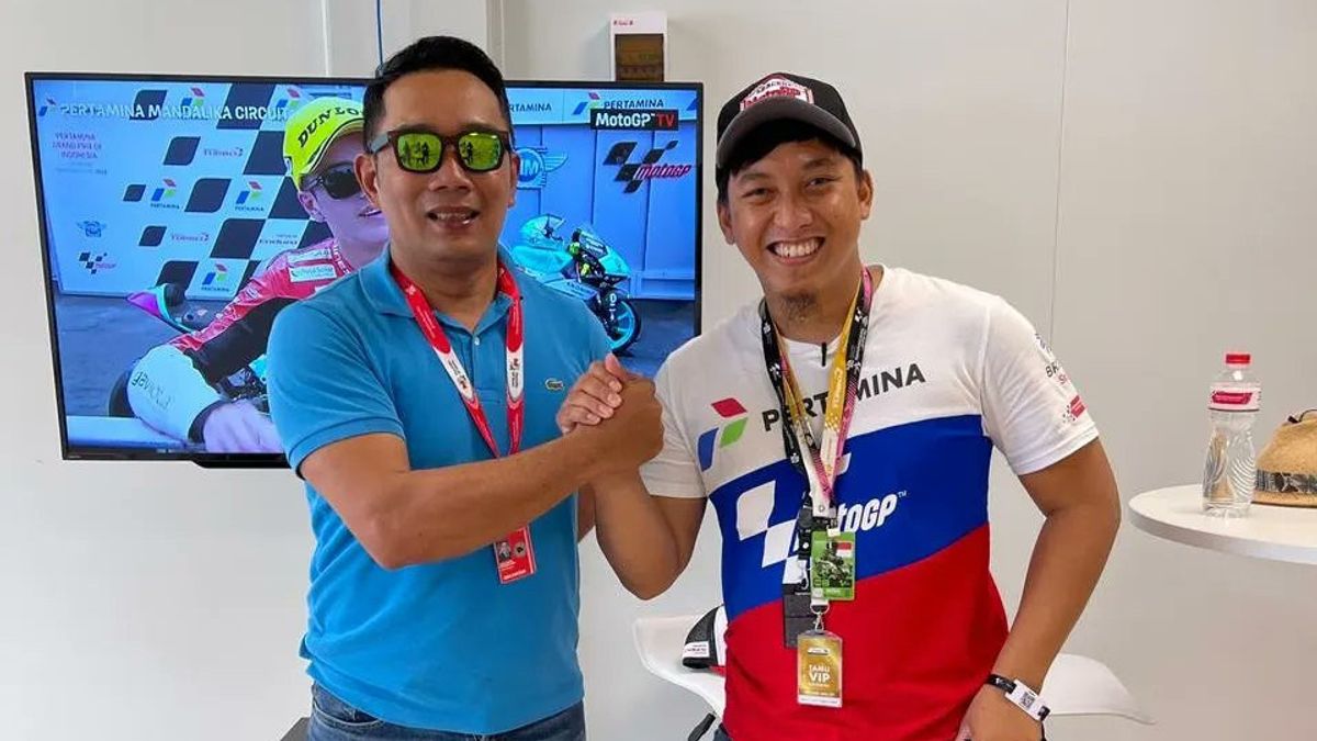 At The 2022 Mandalika MotoGP, Ridwan Kamil Greets The Owner Of The Other Ridwan's Name: The Same Name Should Not Precede Each Other