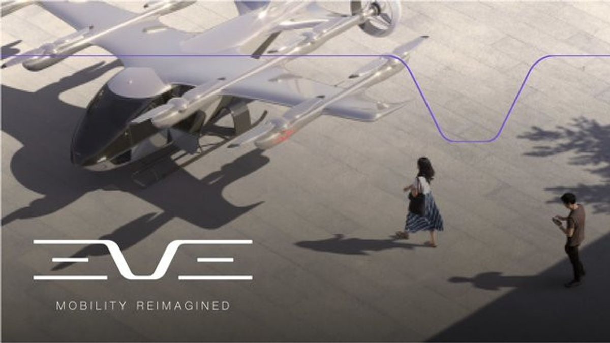 Eve Holding Uji Kendaraan Terbang Elektrik di Terowongan Angin, Siap untuk Produksi pada 2026