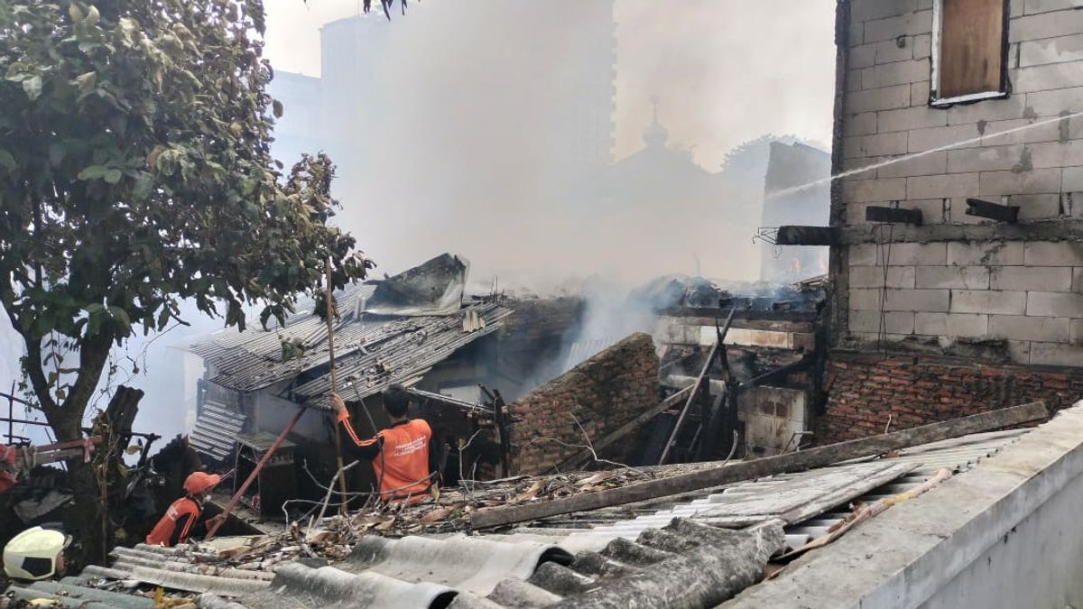 Settlement Fires In Kemayoran, 2 Injured Residents