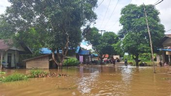 Dangkan Kapuas Hulu Rendam Residency的洪水
