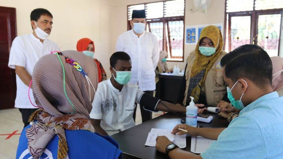 Imigran Rohingya di Lhokseumawe Jalani Vaksinasi COVID-19 Dosis Kedua