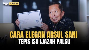 VOI Today: Different Ways Between Jokowi And Arsul Sani Responding To Fake Certificate Issues