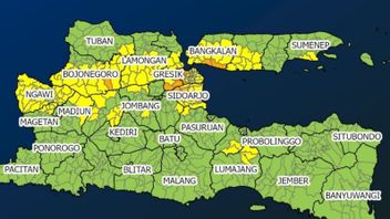 جاوة الشرقية على أهبة الاستعداد للطقس المتطرف لمدة أسبوع واحد قادمة