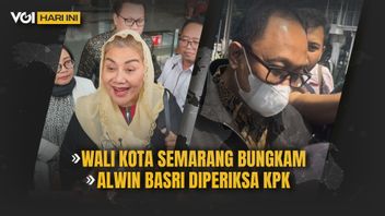 VOI Today: Semarang Bungkam市長はKPKの審査を受けた後、Alwin BasriはKPKの審査に参加しました