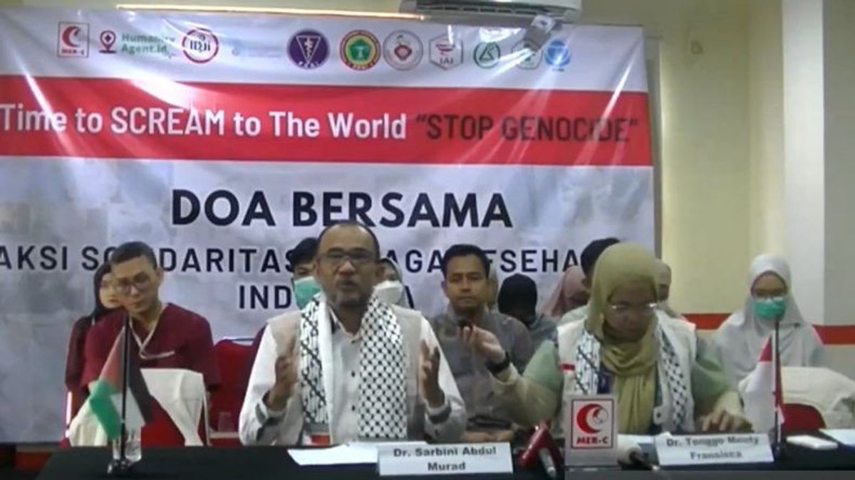 5 印尼卫生工作者对加沙的立场,其中之一就是敦促印度尼西亚共和国进行坚定外交