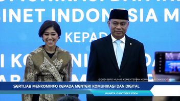 Serah Terima Jabatan, Meutya Janji Teruskan Program Kominfo Terdahulu