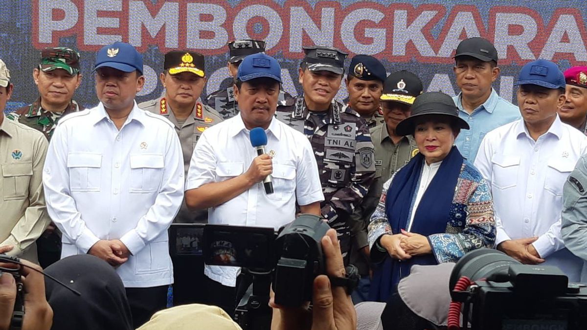 rons et les parties qui ont émis HGB-SHM en mer de Tangerang vérifiées par l’APIP