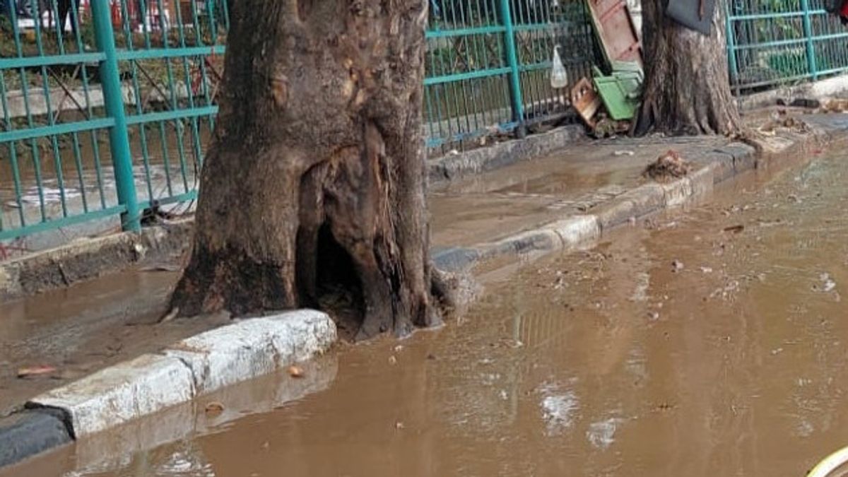 Kawasan Hek Kramat Jati Kerap Banjir Akibat Dinding Turap Kali Baru Retak