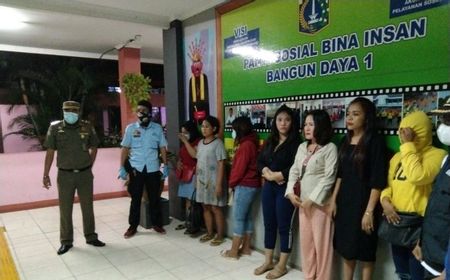 Kejar-kejaran PSK dan Satpol PP di Grogol, 7 Orang Termasuk Muncikari Diangkut ke Bina Sosial