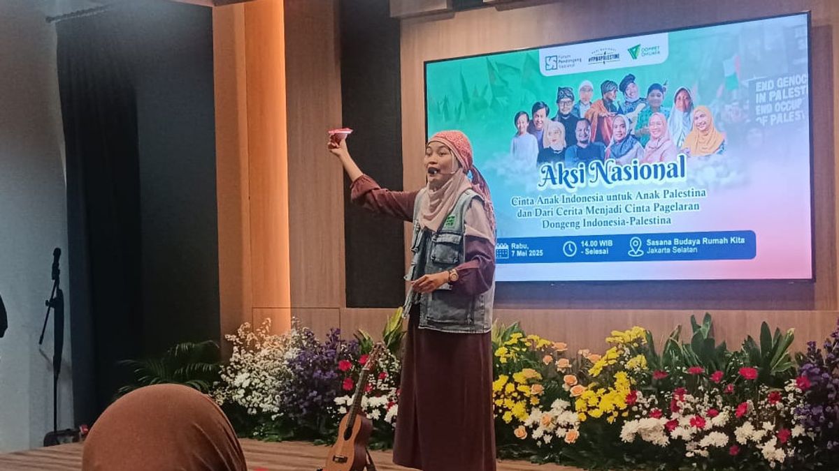 Ternyata Pendongeng Juga Punya Cara untuk Bela Palestina, Ini Aksi yang Dilakukan
