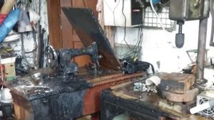 Mesin Gerinda Korslet, Rumah Tiga Lantai di Tambora Hangus Terbakar