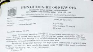 Viral di Medsos Hingga Ketahuan Pj Gubernur, Akhirnya Pengurus RT di Kapuk Cabut Surat Minta THR ke Warga