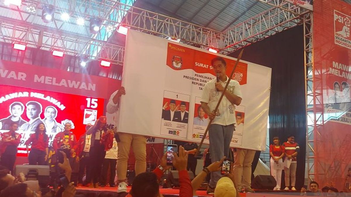 Kampagne de Kaesang à Malang: Lambene 'Gibran' Samsul dicoblos yo