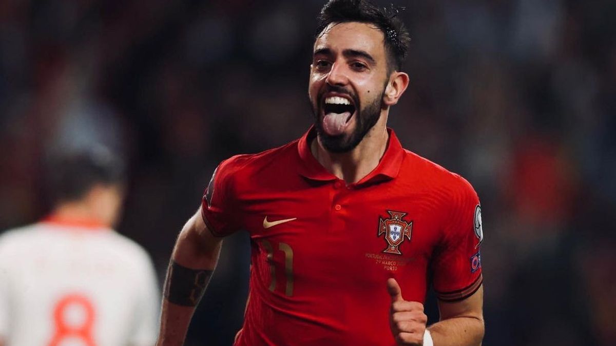 هدفان لبرونو فرنانديز من تمريرات رونالدو جوتا الحاسمة يقودان البرتغال إلى كأس العالم قطر 2022