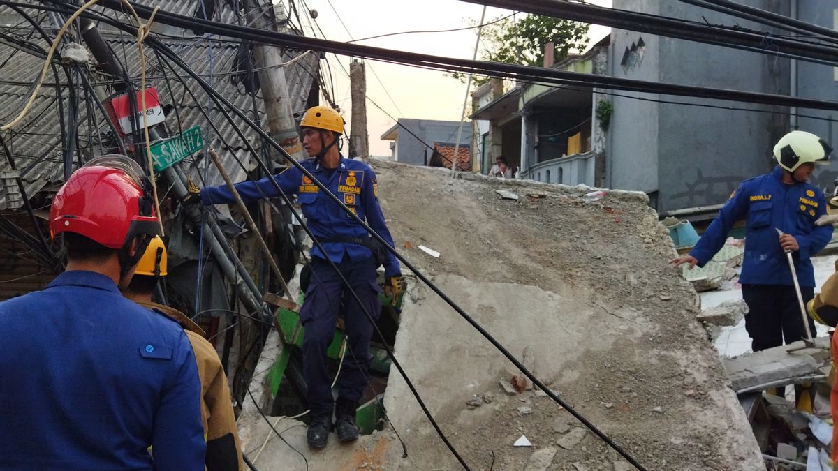 Korban Bangunan Roboh di Johar Baru Bertambah, 2 Wanita dan 1 Laki-laki