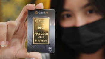 Harga Emas Pegadaian Naik, Galeri24 Tembus Rp2,67 Juta per Gram